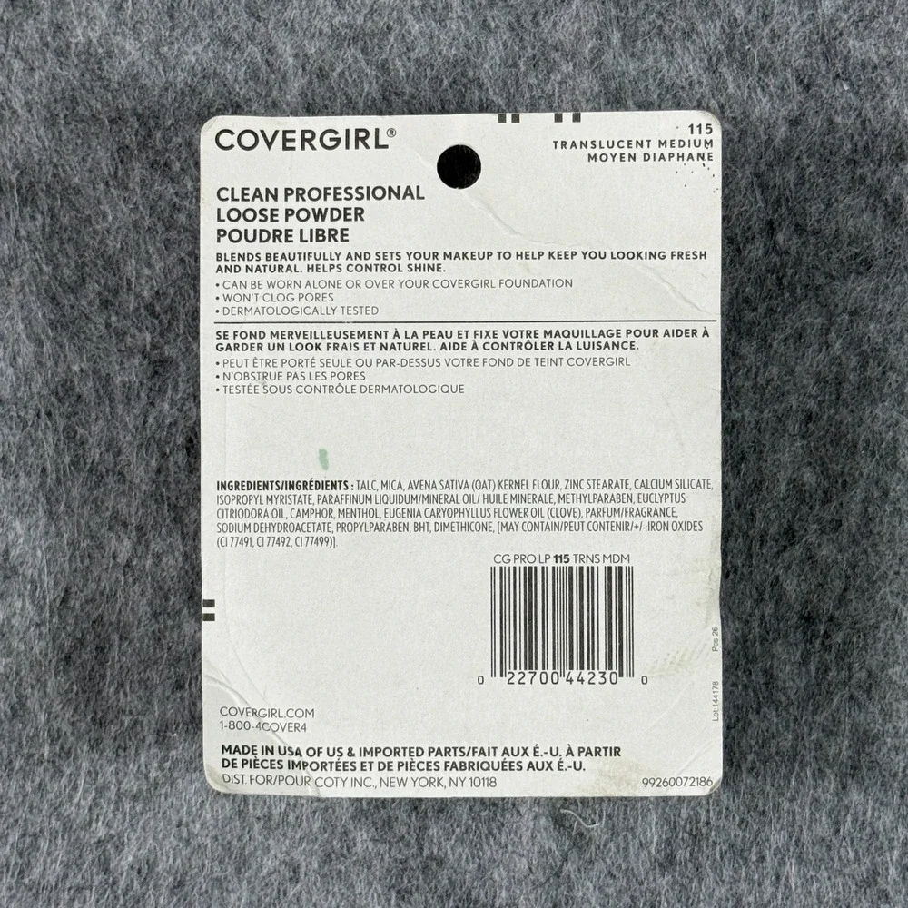 Covergirl Clean Professional Loose Setting Powder 115 Translucent Medium